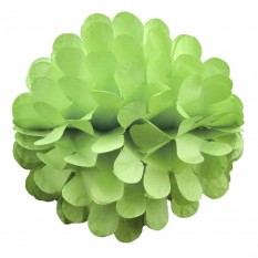 Бумажный шар цветок 20см (салатовый 0013)